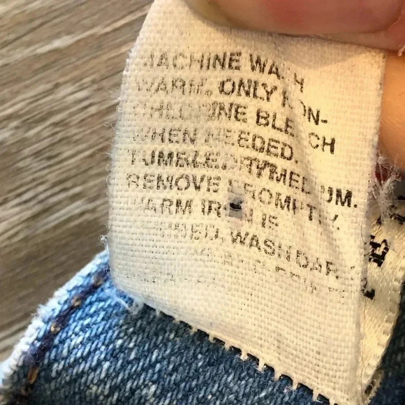 Vintage 90s High Waisted Denim Jeans Essentials Sport Denim Jeans Size 12 - Picture 9 of 11